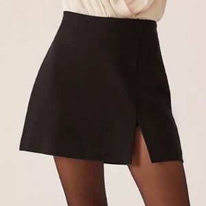 Anthropologie Maeve Slim Front-Slit Micro Mini Skirt